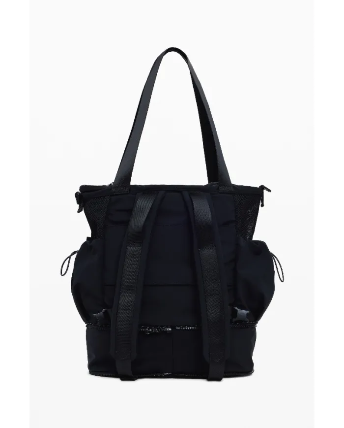 Desigual Borsa zaino nylon Nero/Multicolor