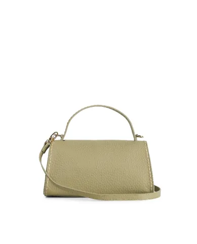 Visona Borsa donna piccola a mano in pelle Valentina Verde chiaro