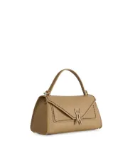 Visona Borsa donna piccola a mano in pelle Valentina Beige