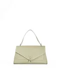 Visona Borsa donna a mano in pelle Valentina Verde chiaro