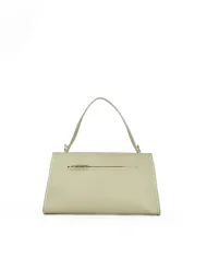 Visona Borsa donna a mano in pelle Valentina Verde chiaro
