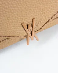 Visona Borsa donna a mano in pelle Valentina Beige