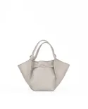 Visona Borsa a mano in pelle Vita con tracolla Beige
