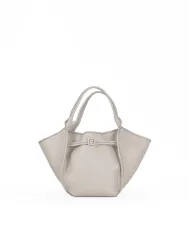 Visona Borsa a mano in pelle Vita con tracolla Beige