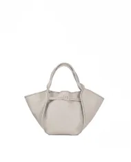 Visona Borsa a mano in pelle Vita con tracolla Beige