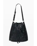 Desigual Borsa in ecopelle Intrecciata – Tracolla e Zainetto 2 in 1 Nero
