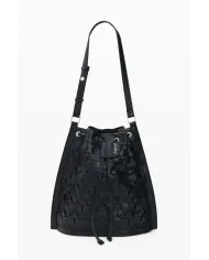 Desigual Borsa in ecopelle Intrecciata – Tracolla e Zainetto 2 in 1 Nero
