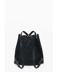 Desigual Borsa in ecopelle Intrecciata – Tracolla e Zainetto 2 in 1 Nero
