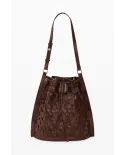 Desigual Borsa in ecopelle Intrecciata – Tracolla e Zainetto 2 in 1 Marrone