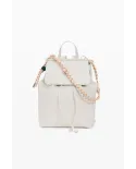 Desigual Zaino borsa con patta logato Bianco