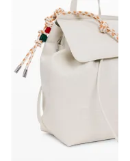 Desigual Zaino borsa con patta logato Bianco