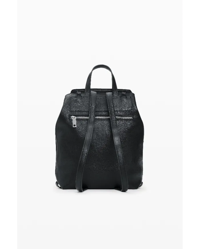 Desigual Zaino borsa con patta logato Nero