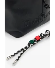 Desigual Zaino borsa con patta logato Nero