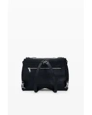Desigual Borsa zaino con ricami floreali Nero