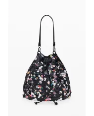 Desigual Borsa in ecopelle Intrecciata – Tracolla e Zainetto 2 in 1 Nero/Multicolor