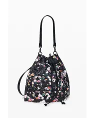 Desigual Borsa in ecopelle Intrecciata – Tracolla e Zainetto 2 in 1 Nero/Multicolor