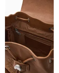 Desigual Zaino borsa ricamato con patta Marrone