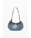 Desigual Borsa tracolla in jeans Blu