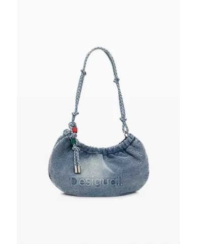 Desigual Borsa tracolla in jeans Blu