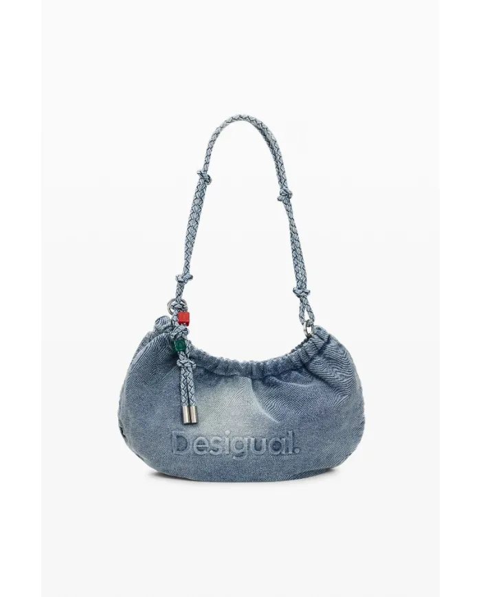 Desigual Borsa tracolla in jeans Blu