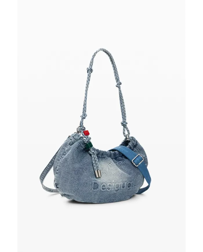 Desigual Borsa tracolla in jeans Blu
