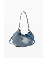 Desigual Borsa tracolla in jeans Blu