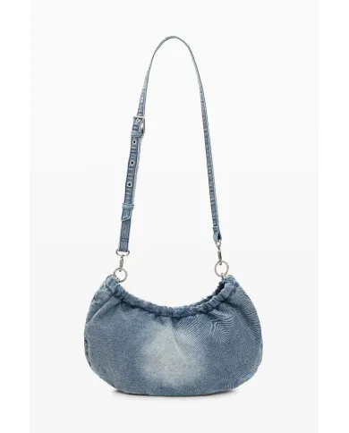 Desigual Borsa tracolla in jeans Blu