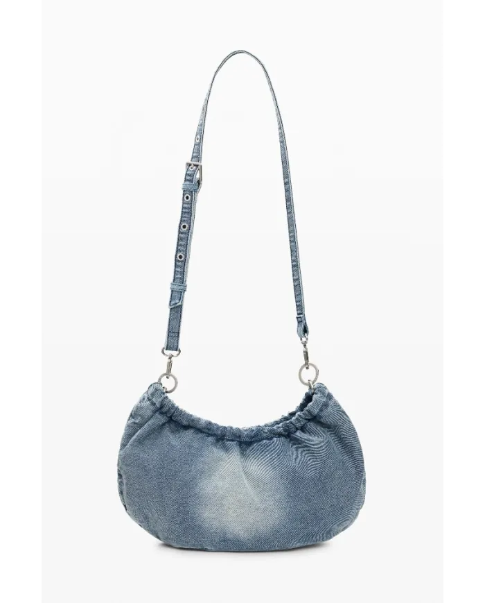 Desigual Borsa tracolla in jeans Blu