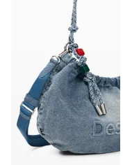 Desigual Borsa tracolla in jeans Blu