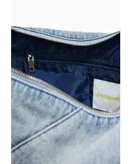 Desigual Borsa tracolla grande in jeans Blu