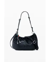 Desigual Borsa a tracolla con logo Nero