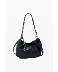 Desigual Borsa a tracolla con logo Nero