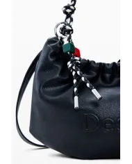 Desigual Borsa a tracolla con logo Nero