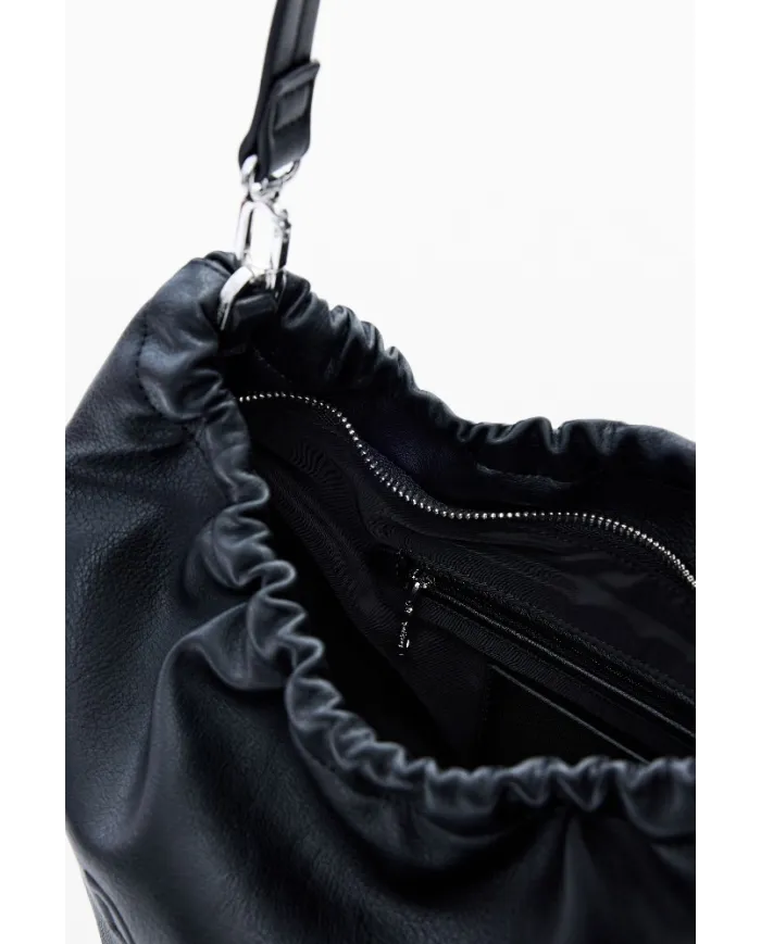 Desigual Borsa a tracolla con logo Nero