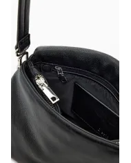 Desigual Borsa tracolla con patta logata Nero