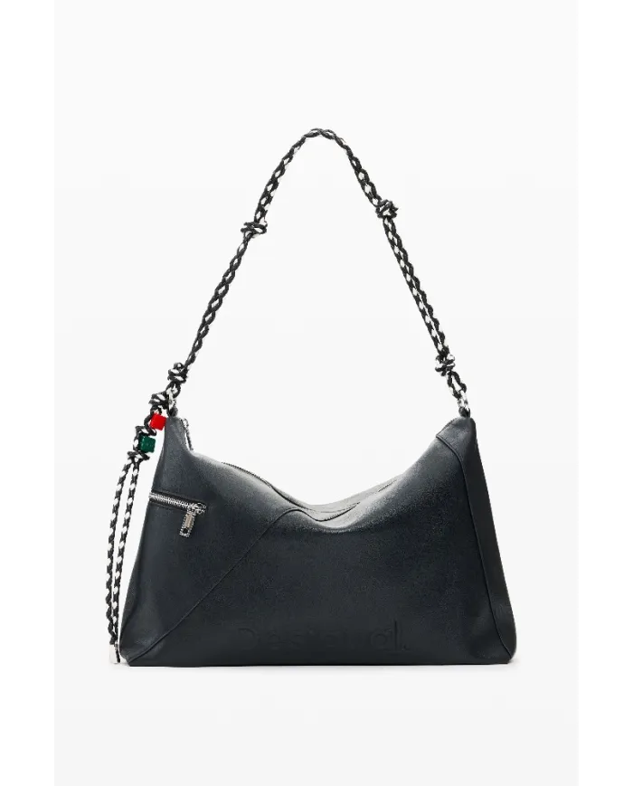 Desigual Borsa grande a tracolla Nero