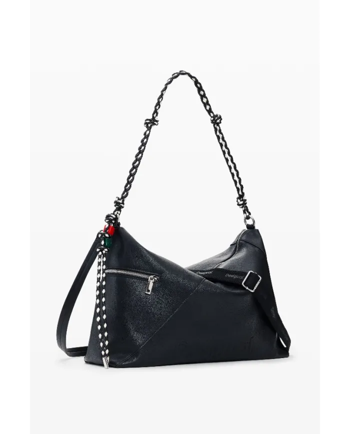 Desigual Borsa grande a tracolla Nero