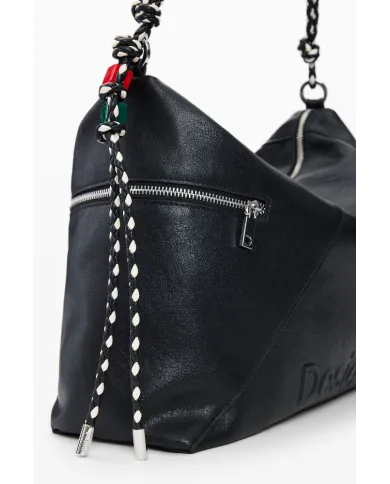 Desigual Borsa grande a tracolla Nero
