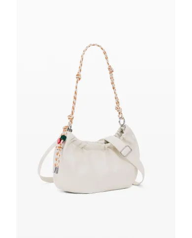 Desigual Borsa a tracolla con logo Bianco