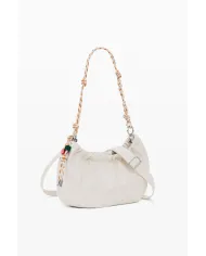 Desigual Borsa a tracolla con logo Bianco