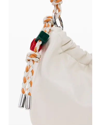 Desigual Borsa a tracolla con logo Bianco