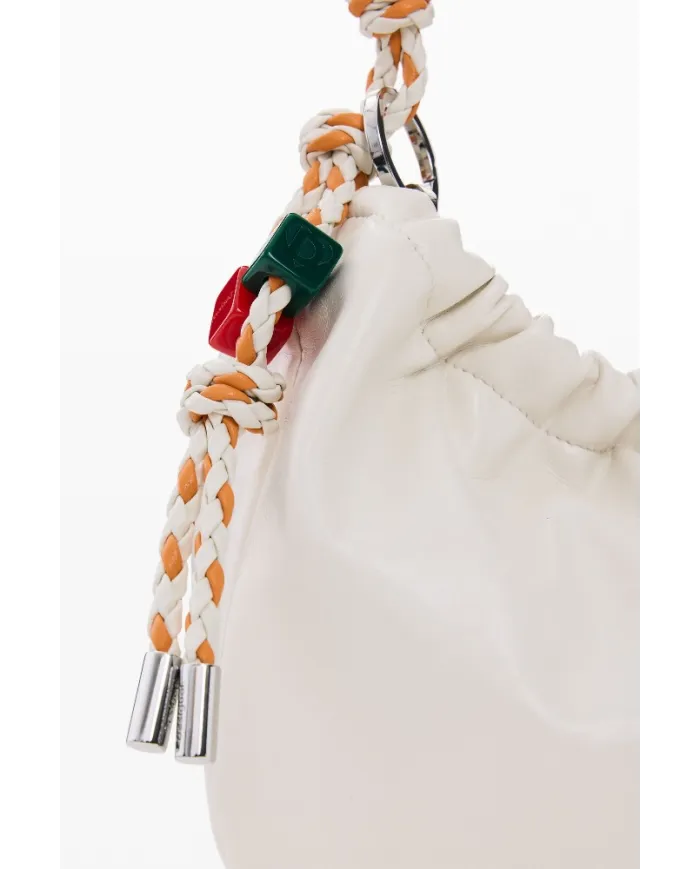 Desigual Borsa a tracolla con logo Bianco