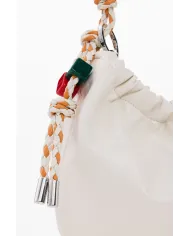 Desigual Borsa a tracolla con logo Bianco