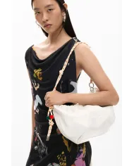 Desigual Borsa a tracolla con logo Bianco