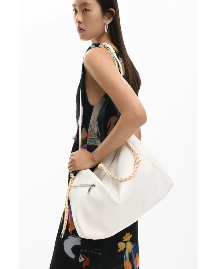 Desigual Borsa grande a tracolla Bianco