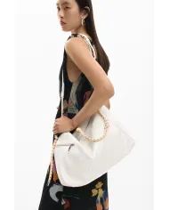 Desigual Borsa grande a tracolla Bianco