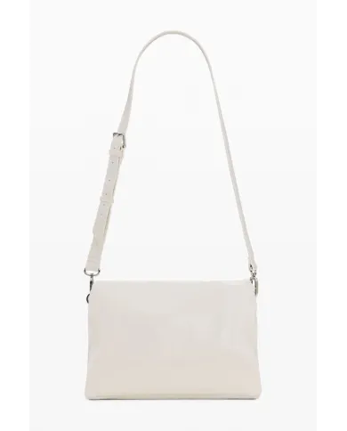 Desigual Borsa tracolla con patta logata Bianco