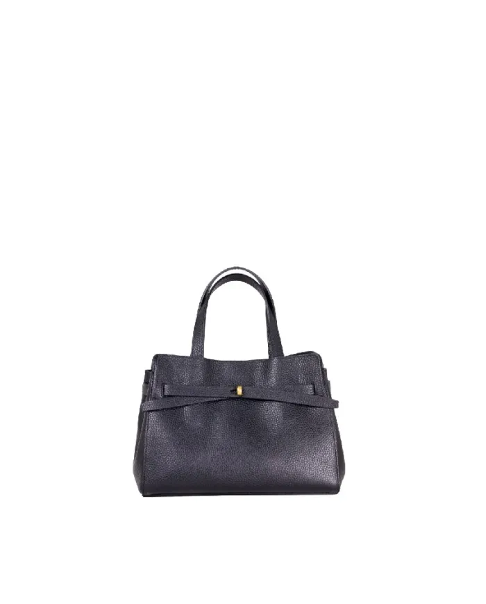 Loristella Borsa piccola pelle Greta Nero
