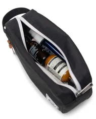 Herschel Necessaire piccolo in tessuto Chapter Blu/Cuoio