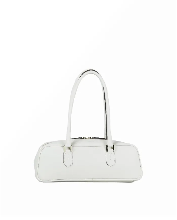 Loristella Borsa in pelle Linda Bianco
